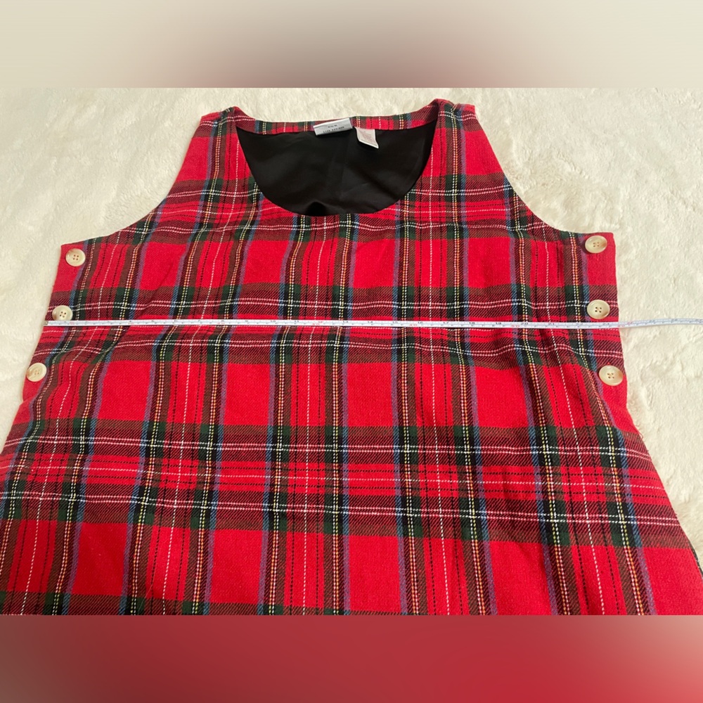 The Vermont Country Store red tartan jumper 1x - Picture 5 of 9